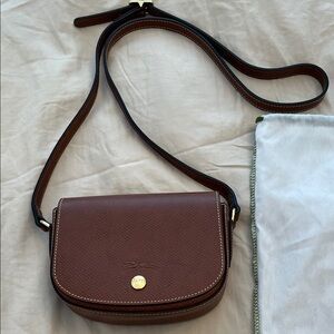 Longchamp Epure  Brown LeatherCrossbody Bag